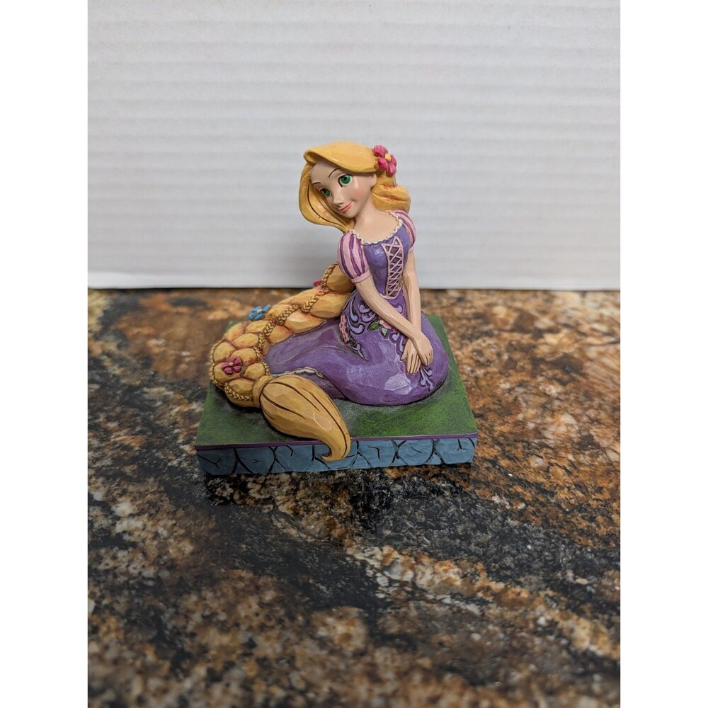 Disney Jim Shore Tangled Princess Rapunzel Be Creative Figure Signed 4050408